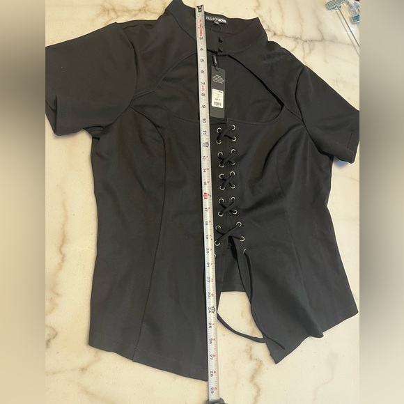 Read My Lips Lace Up Corset - Picture 7 of 8